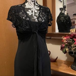 NWOT Studio I Black Two Piece Dress size 12